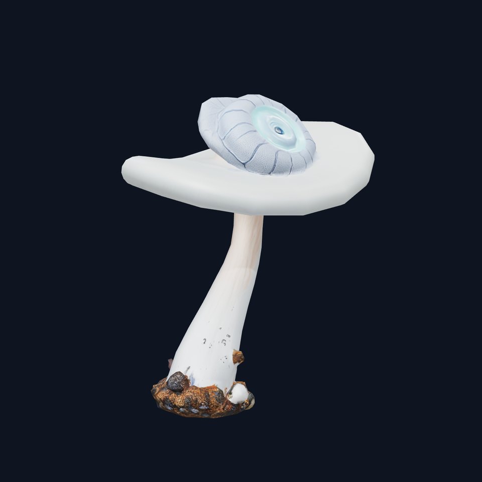 Futuristic Luminescent Mushroom model pack